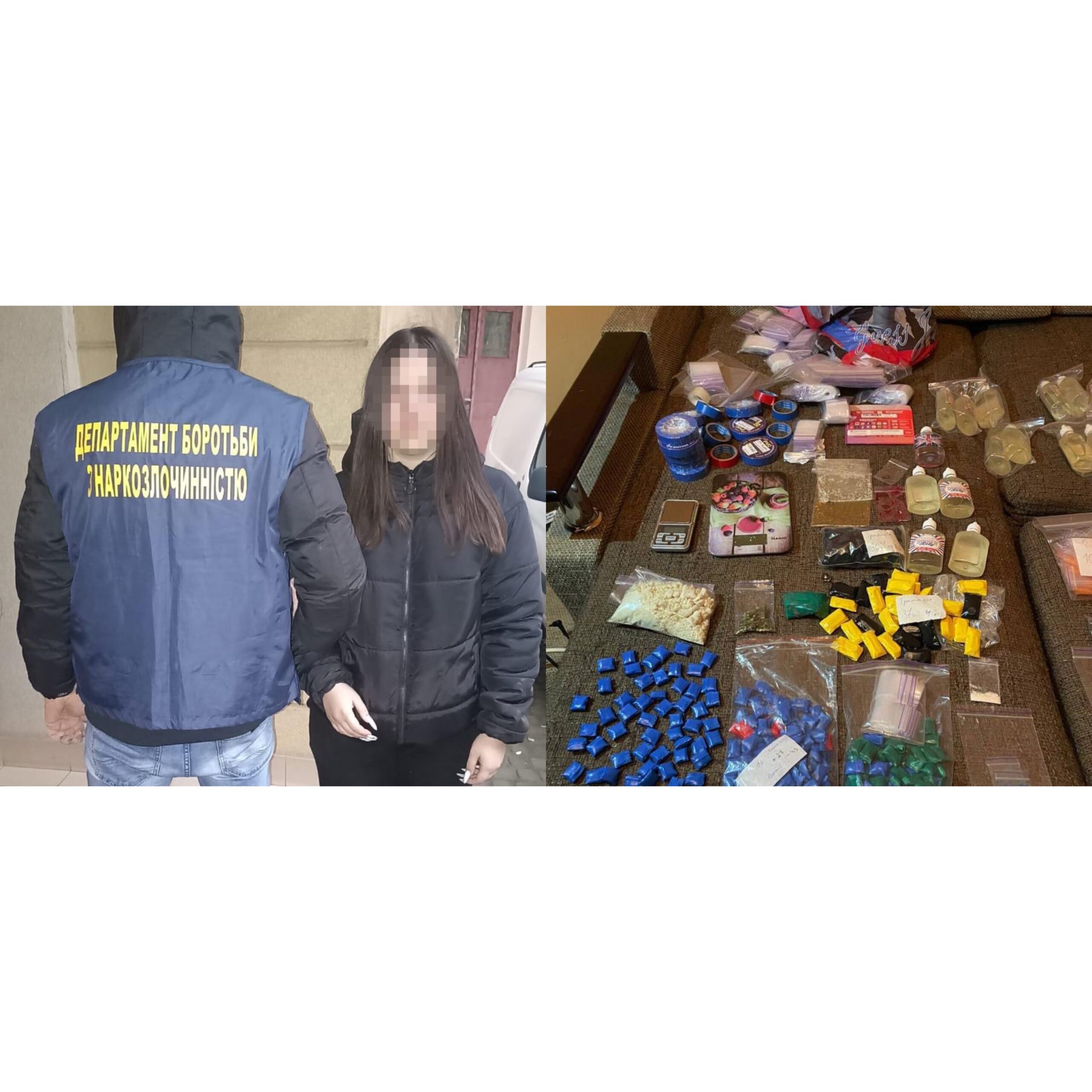 18-річна уродженка Донеччини у Львові збувала гуртовими партіями наркотики