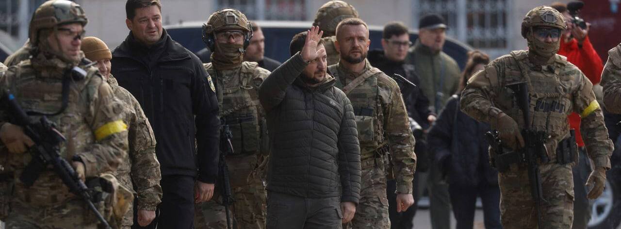 Зеленський приїхав в деокупований Херсон (ВІДЕО)