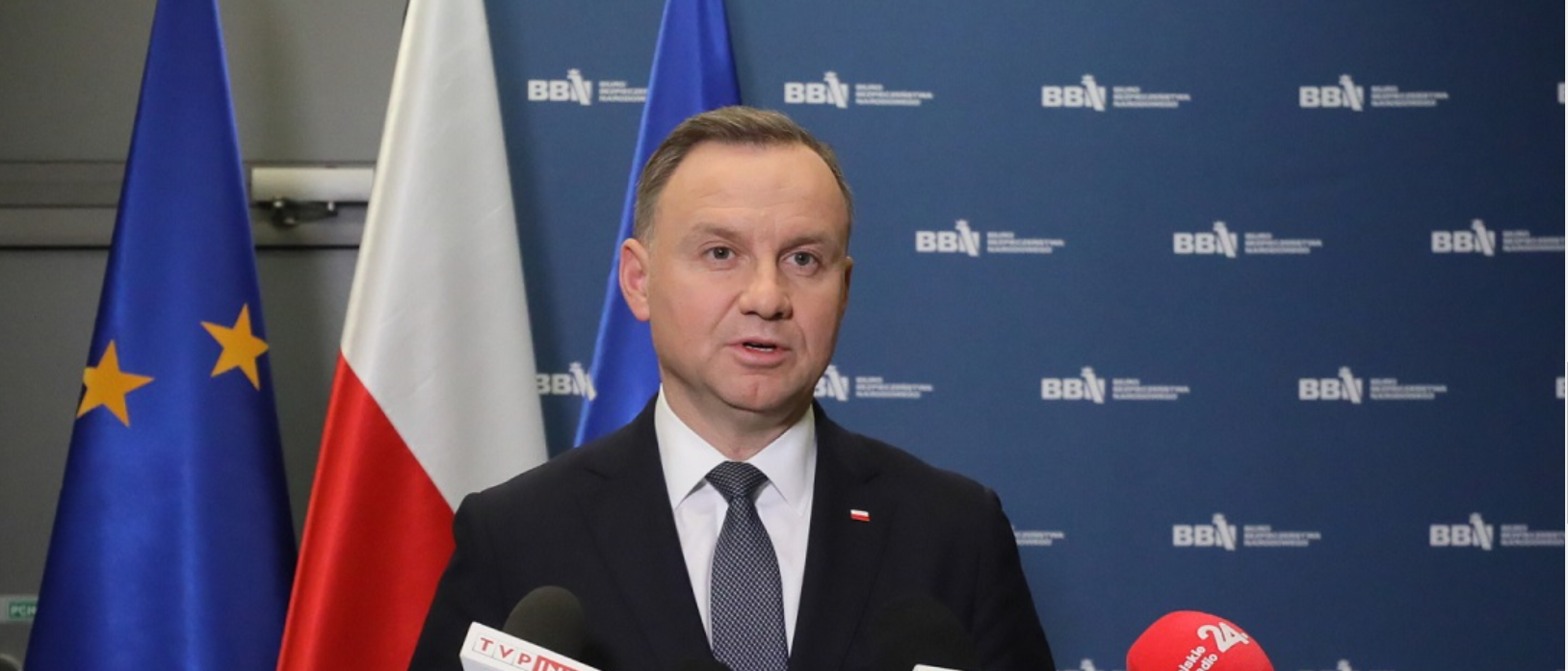 В Польщі впала російська ракета, але хто її запустив наразі невідомо, – президент Анджей Дуда