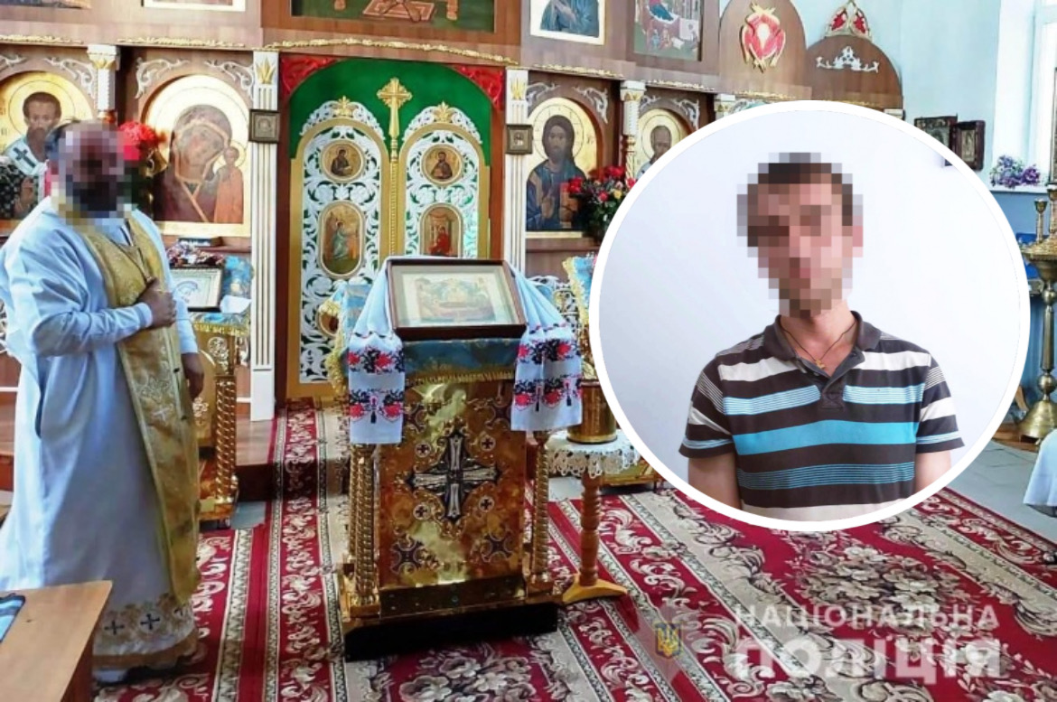 Мешканець Франківщини вкрав пожертви на ЗСУ зі скриньки у храмі