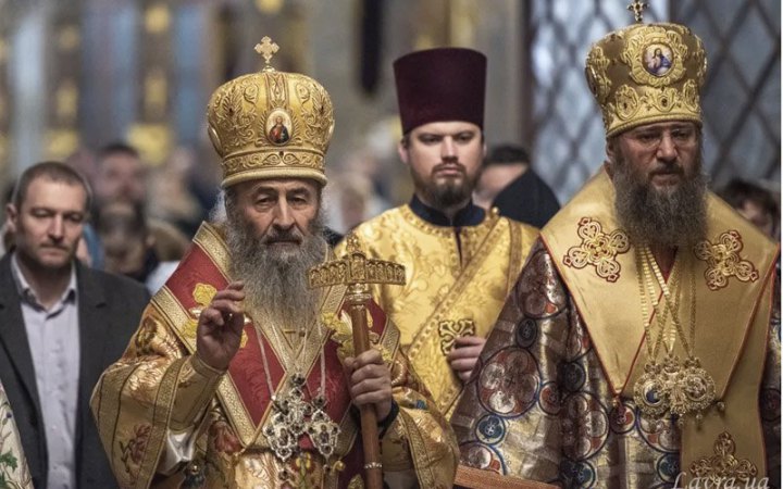 УПЦ МП заявила, що Епіфаній не має дозволу на службу в Лаврі (ВІДЕО)
