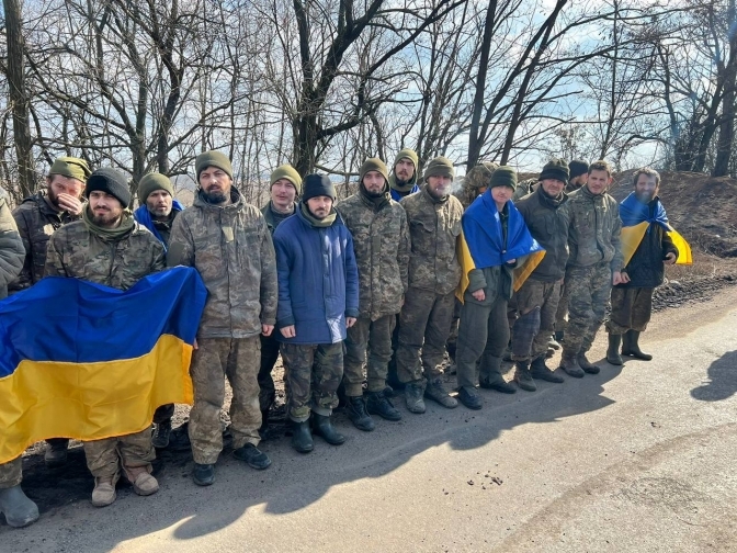 З російського полону повернулось п’ятеро захисників з Червоноградщини