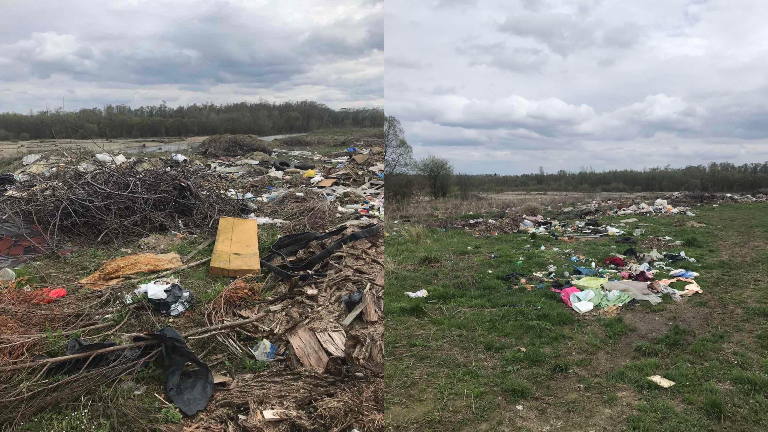 У Стрию виявили стихійне сміттєзвалище