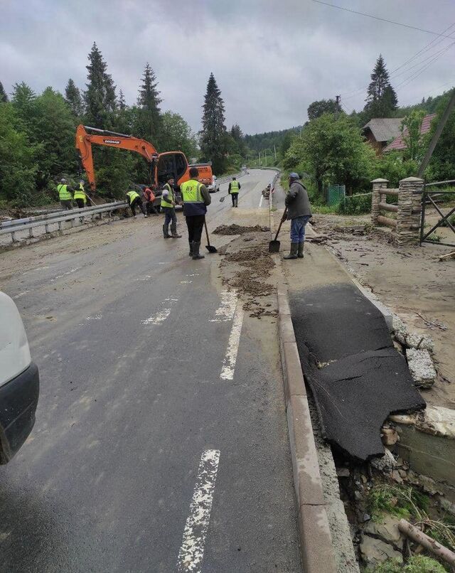 Для водіїв доступна тимчасова схема об’їзду дороги Східниця – Верхнє Синьовидне