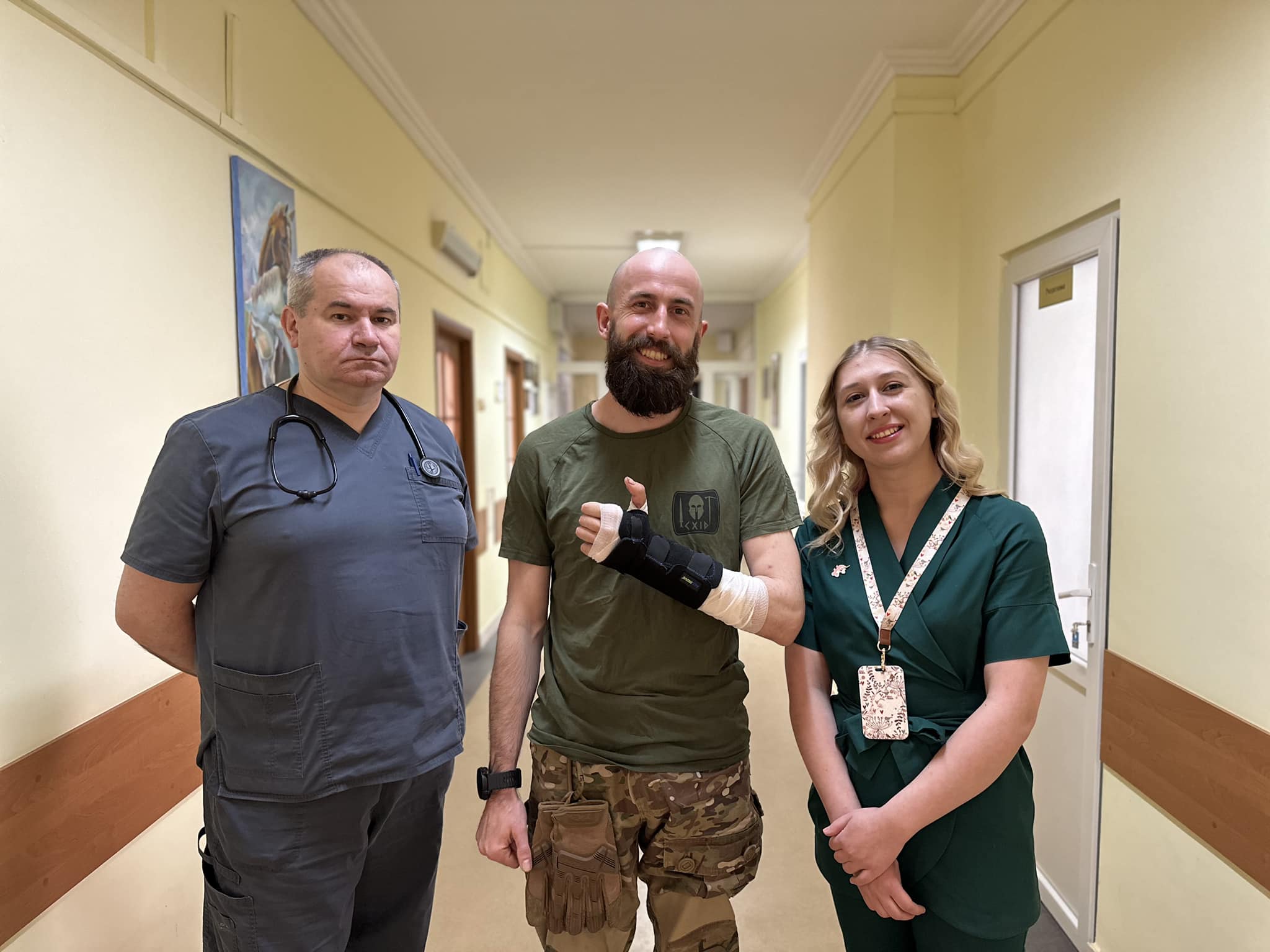 У Львові ребілітували руку 32-річному командиру спецпідрозділу поліції