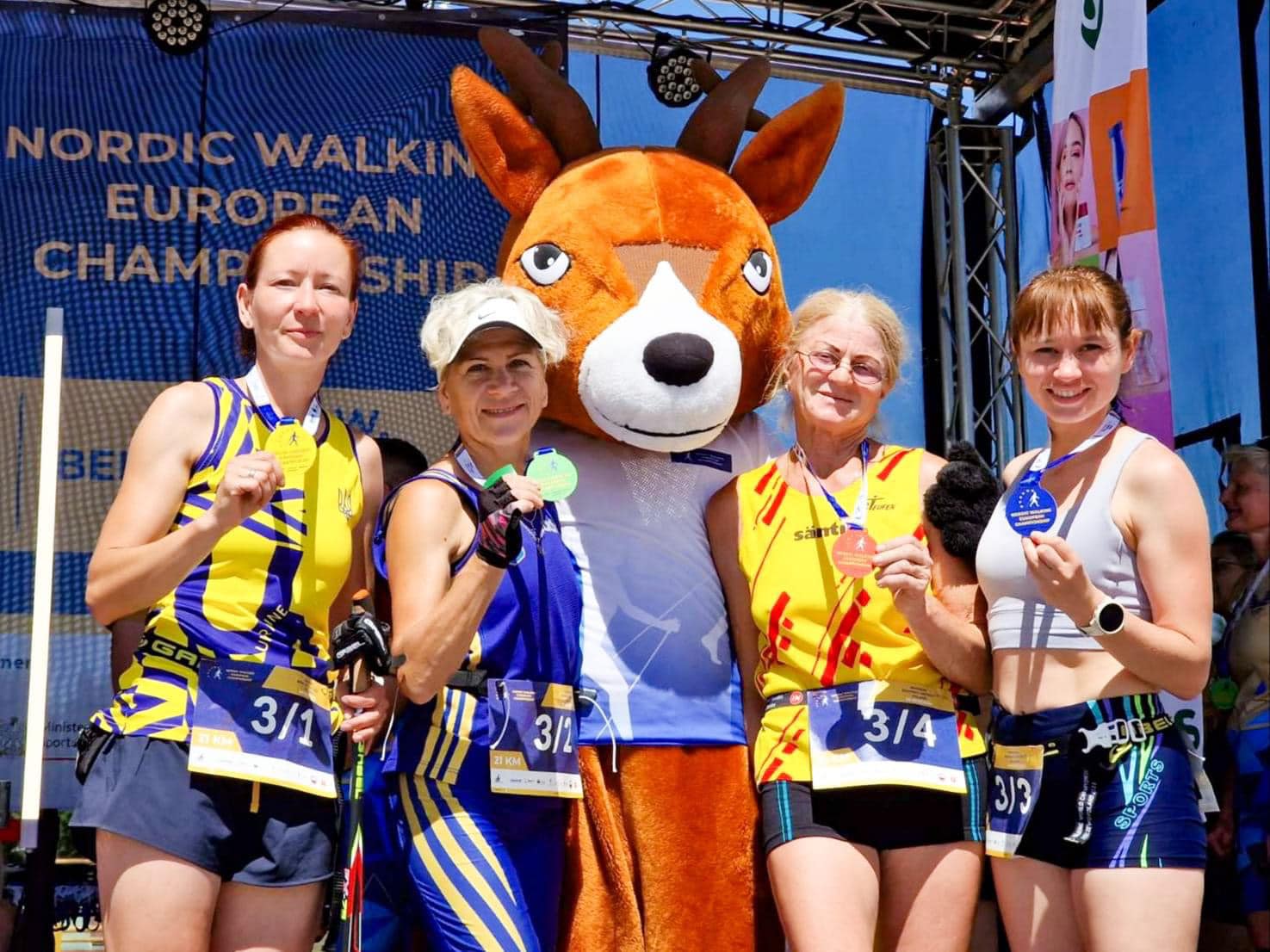 Львівські спортсменки перемогли на чемпіонаті Європи зі скандинавської ходьби