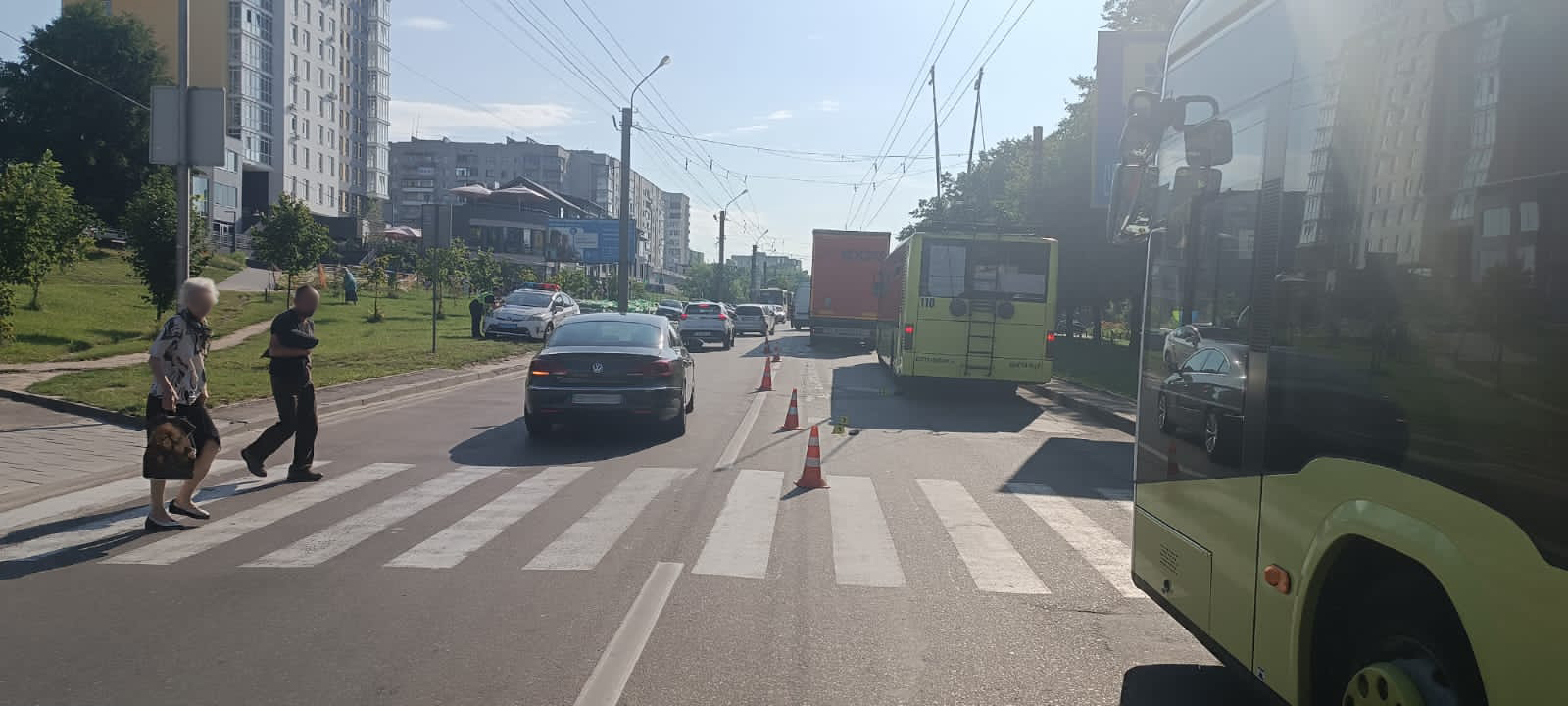 У Львові водій вантажівки збив на смерть 71-річну жінку