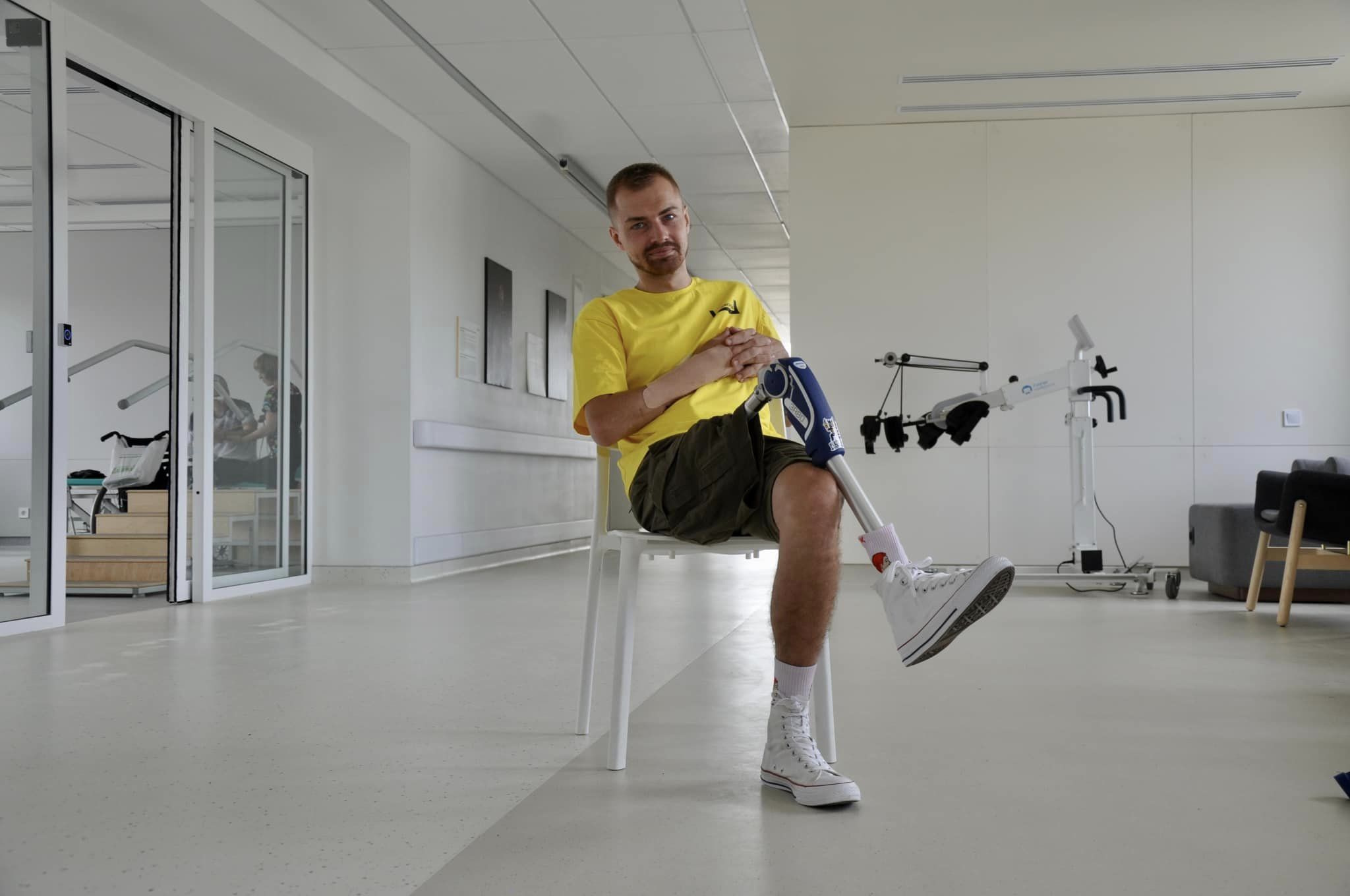 Парамедика, який втратив ногу під Соледаром, успішно протезували у Львові