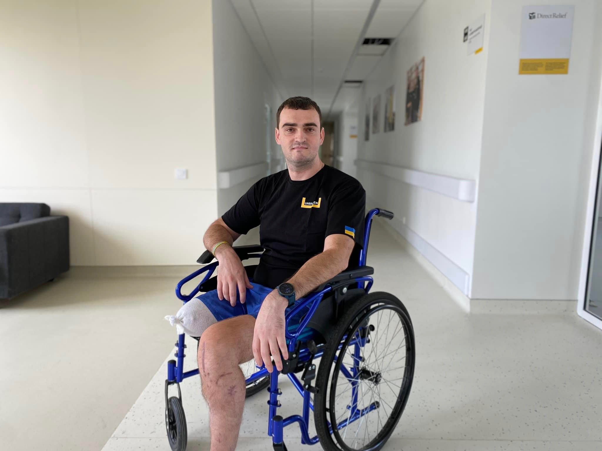У Львові готують до протезування бійця, який втратив ногу під час оборони Соледара