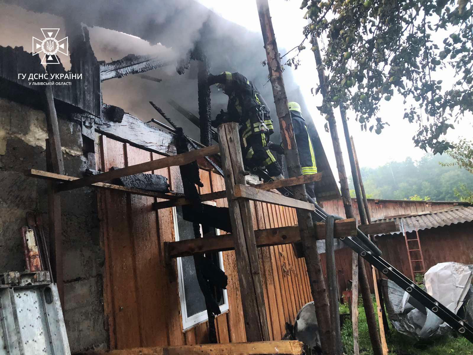 У пожежі на Самбірщині загинув  31-річний чоловік