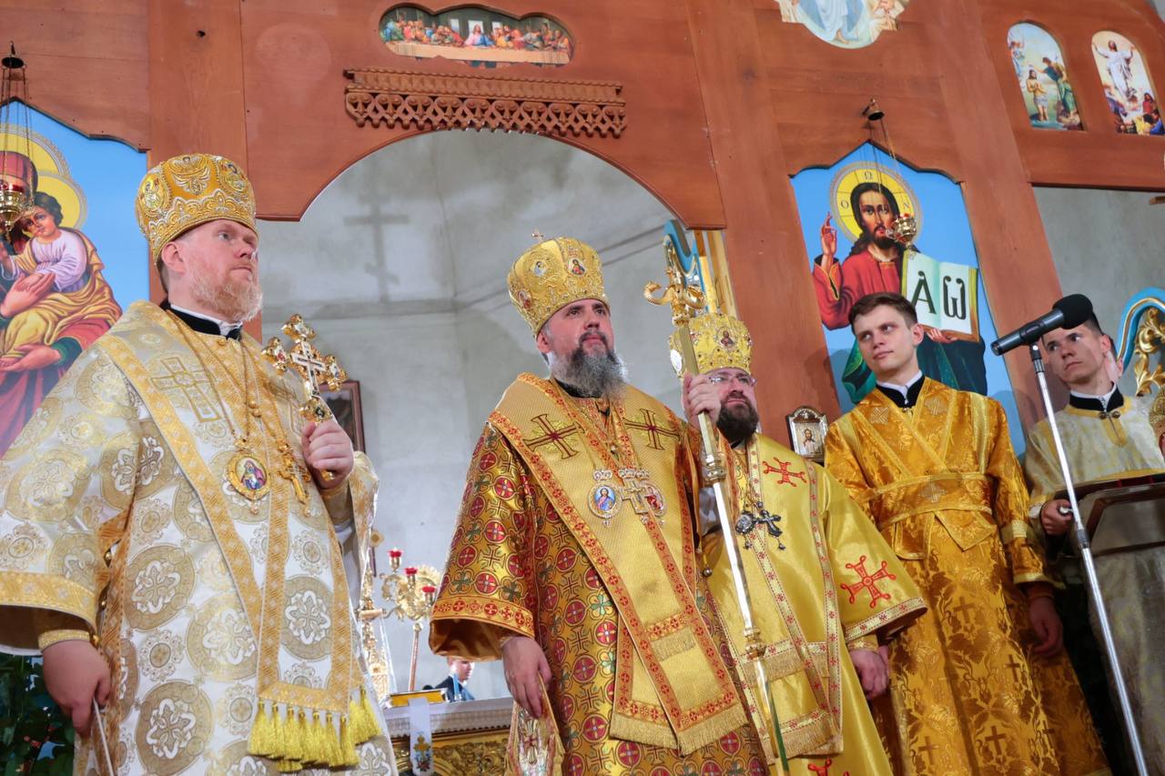 Епіфаній освятив храм у Дрогобичі, який торік перейшов до ПЦУ