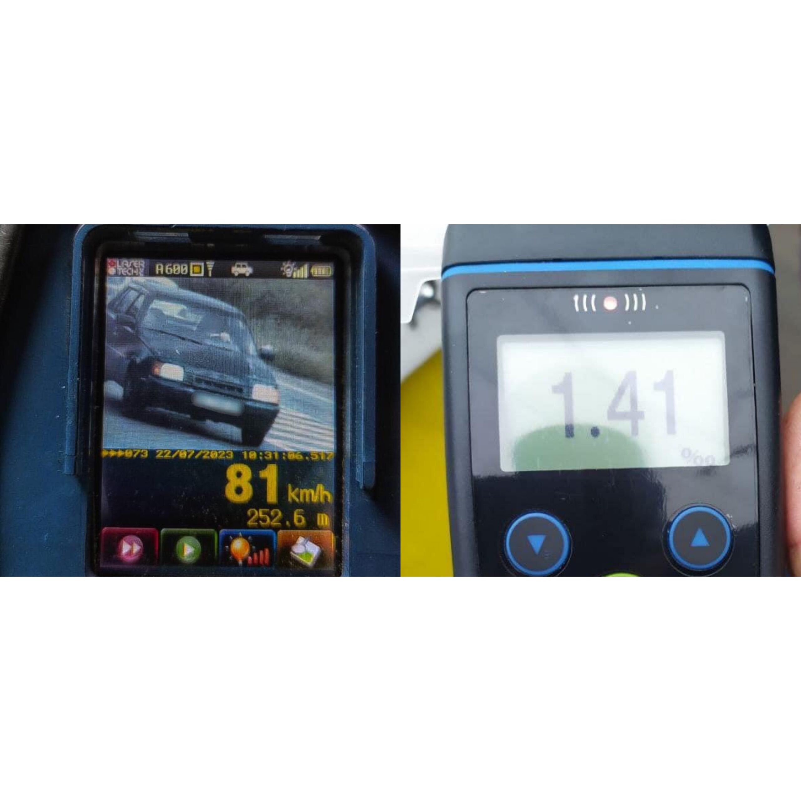 Їхав пʼяний і перевищував швидкість: у Львові на водія винесли постанову та протокол