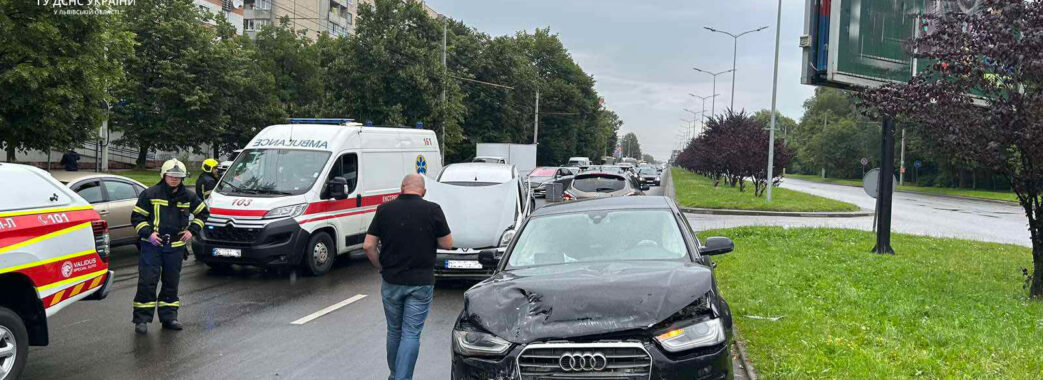 В ДТП у Львові постраждала 71-річна водійка “Renault Kаngoo”
