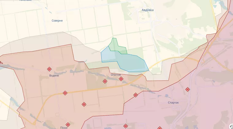 Українські оборонці звільнили частину селища Опитне на Донеччині