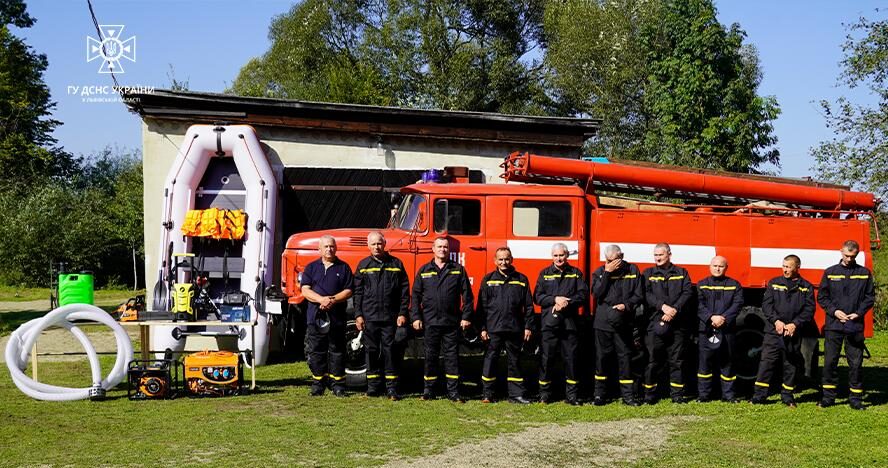 На Стрийщині запрацювала станція пожежної охорони