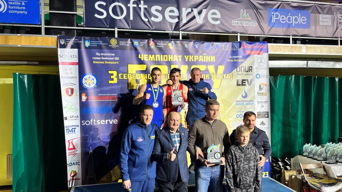 На чемпіонаті України з боксу Львівщина виборола девʼять медалей