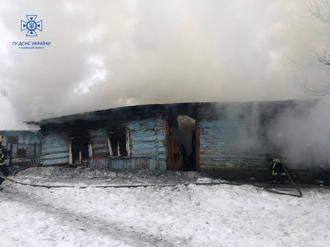 На Самбірщині у власному будинку згорів 68-річний чоловік
