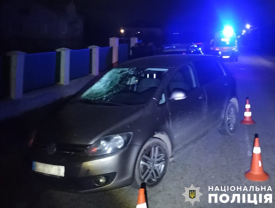 У Дрогобицькому районі водійка «Volkswagen Golf» на смерть збила 57-річного пішохода
