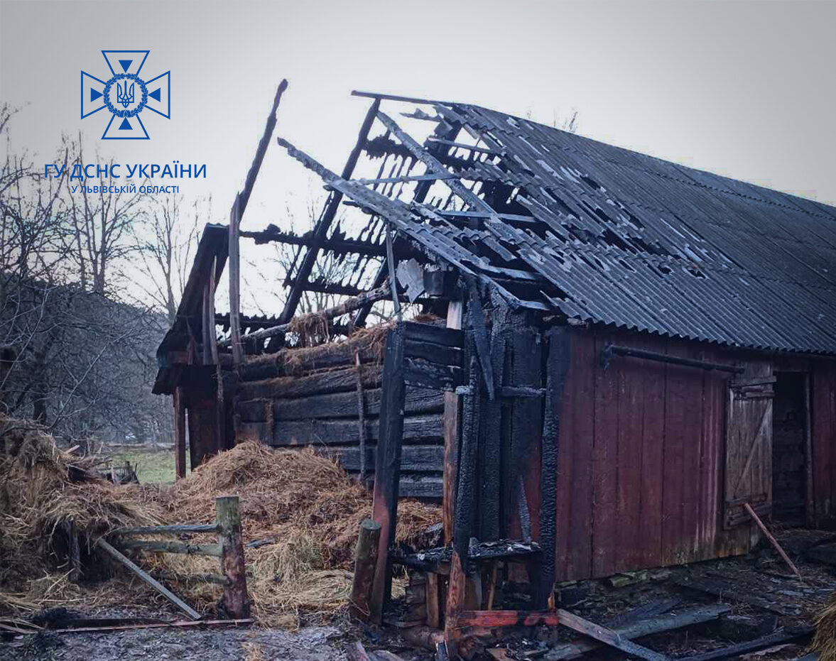 На Самбірщині селяни допомогли вогнеборцям загасити пожежу водою з річки