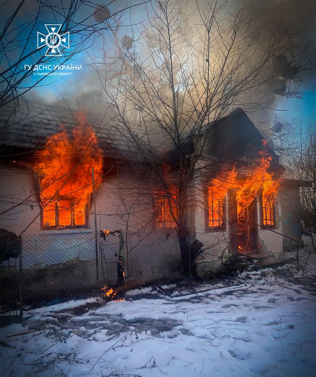 У Львівському районі внаслідок пожежі загинув 76-річний чоловік