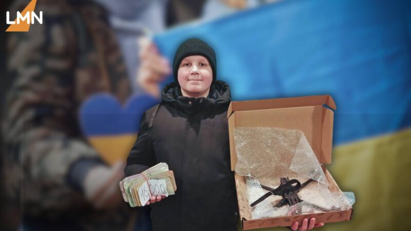 12-річний Максим Зарічний з Херсонщини зібрав своїм співом вже 628 тисяч гривень для ЗСУ