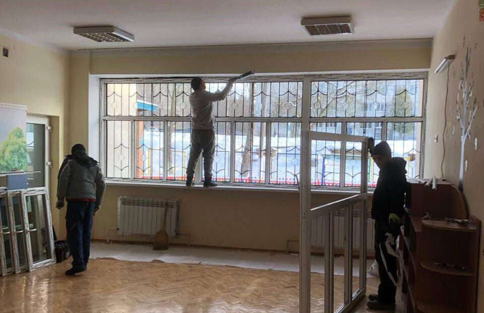 У Львові дитячий садок “Казка”, який постраждав від російського обстрілу, повноцінно запрацює наприкінці березня