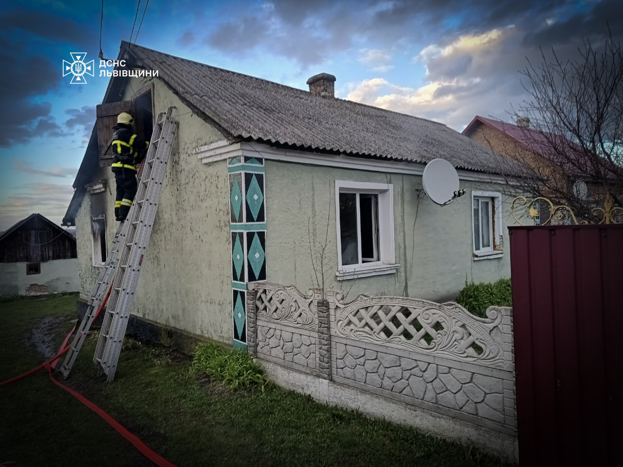 На Червоноградщині в пожежі постраждав 26-річний чоловік