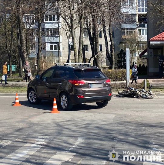 19-річний мотоцикліст постраждав в ДТП у Львові