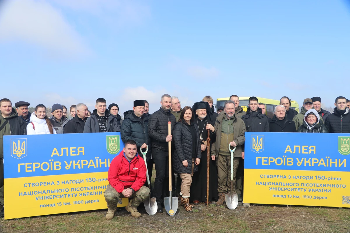 На Львівщині висадили найбільшу липову алею країни