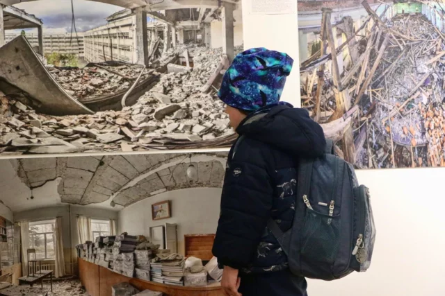 “Тут був мій дім”: у Львові відкрили першу в Україні виставку панорамних фото війни