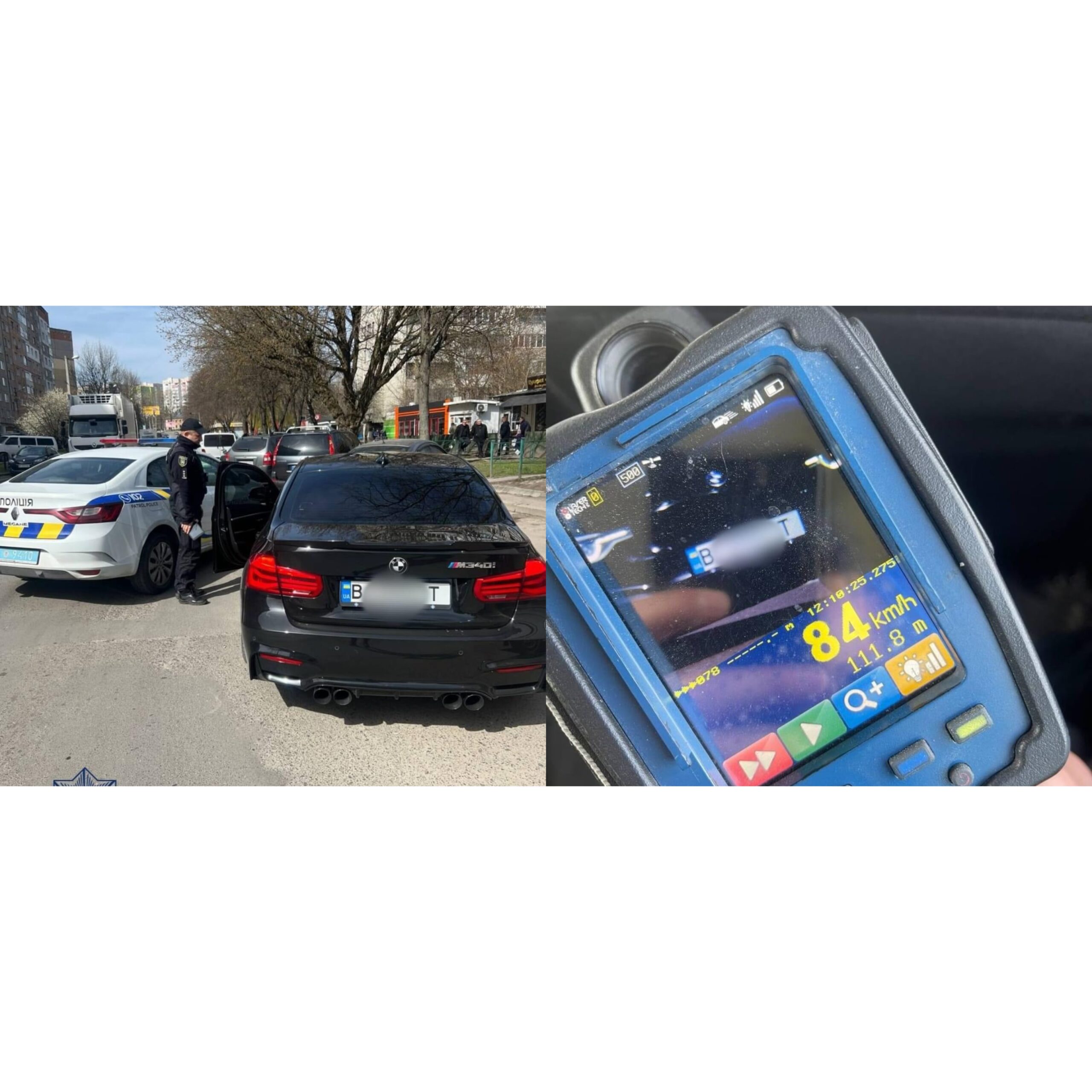 Перевищив швидкість та проігнорував патрульних: на Львівщині оштрафували 23-річного водія