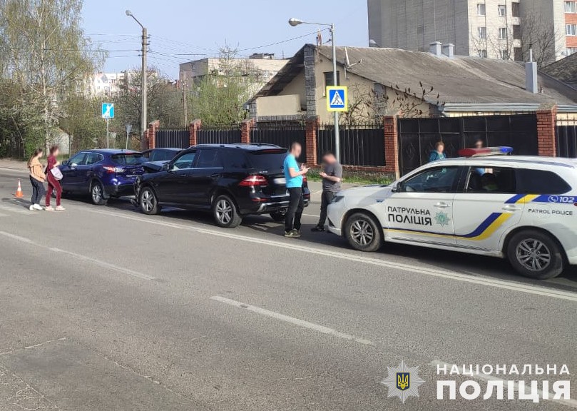 56-річний велосипедист постраждав від зіткнення автівок у Львові