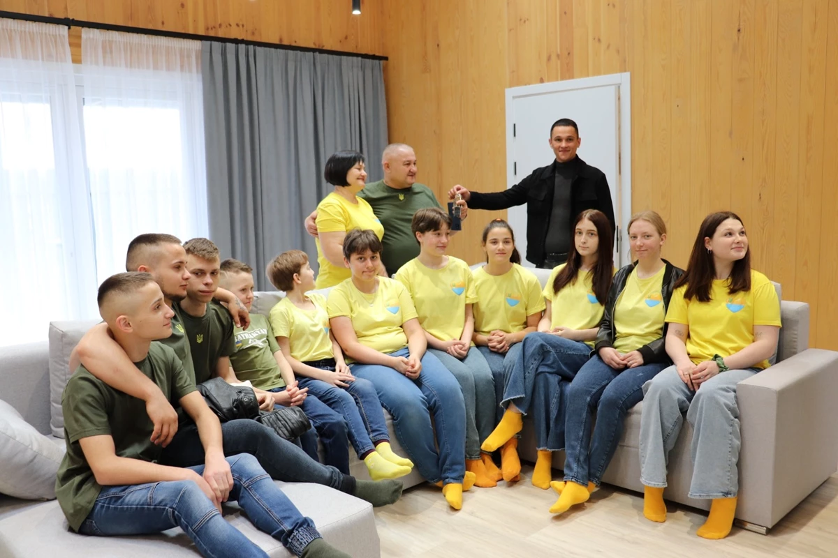 На Стрийщині відкрили будинок сімейного типу для родини вимушених переселенців