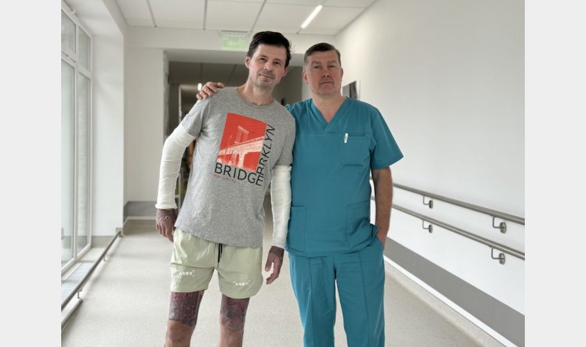 Львівські лікарі врятували мешканця Вінниччини, який обпік 40% тіла