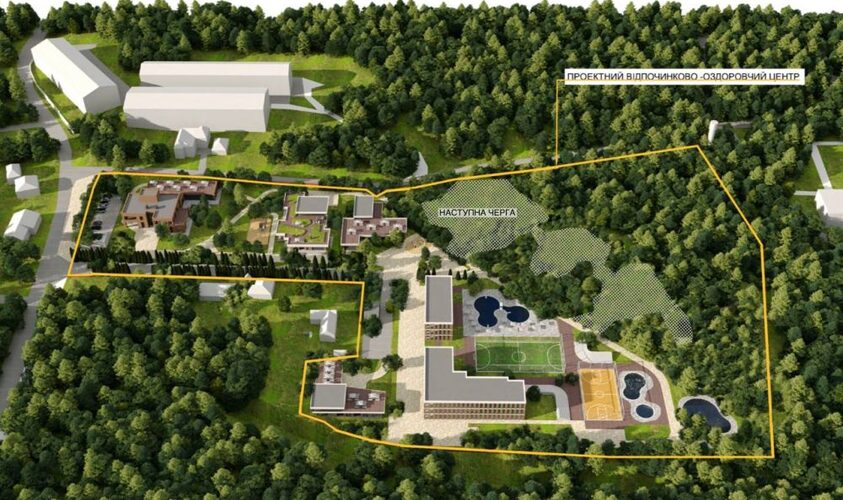 У Брюховичах зведуть відпочинково-оздоровчий комплекс