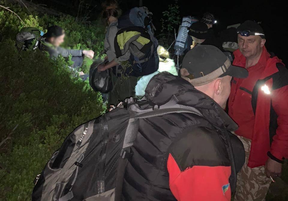На Львівщині поблизу гори Парашка заблукала група туристів з Києва