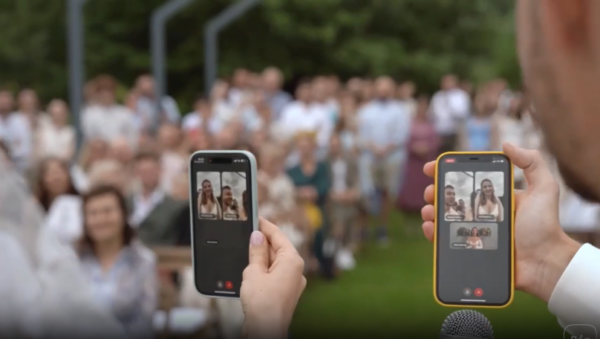 Нардеп з Львівщини Роман Лозинський та викладачка УКУ Світлана Кісільова першими в Україні взяли шлюб через Дію