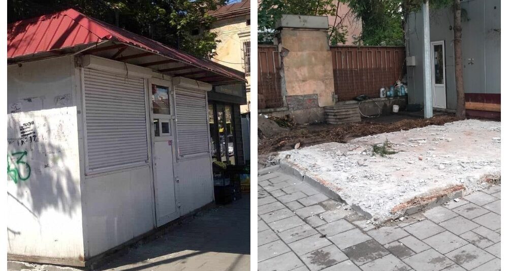 У Львові демонтували МАФ, який стояв понад 5 років без жодних правових підстав