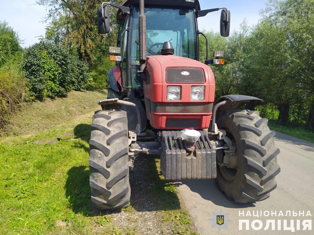На Самбірщині після зіткненням із трактором загинув 76-річний велосипедист