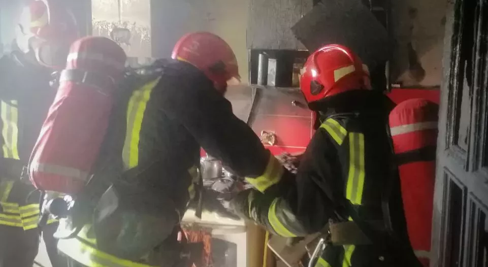 Власників під час займання не було: у Львові на пожежі в будинку врятували собаку