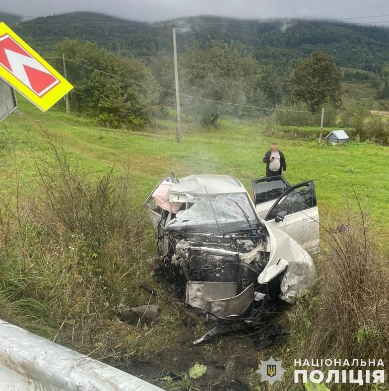 На Стрийщині внаслідок ДТП одна людина загинула, ще двоє – травмовані