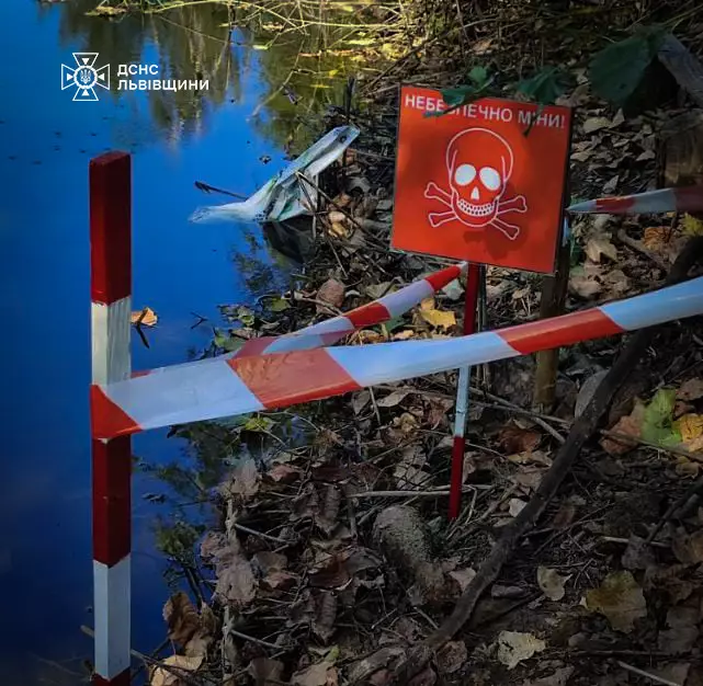 На Яворівщині чоловік під час риболовлі виявив застарілий боєприпас