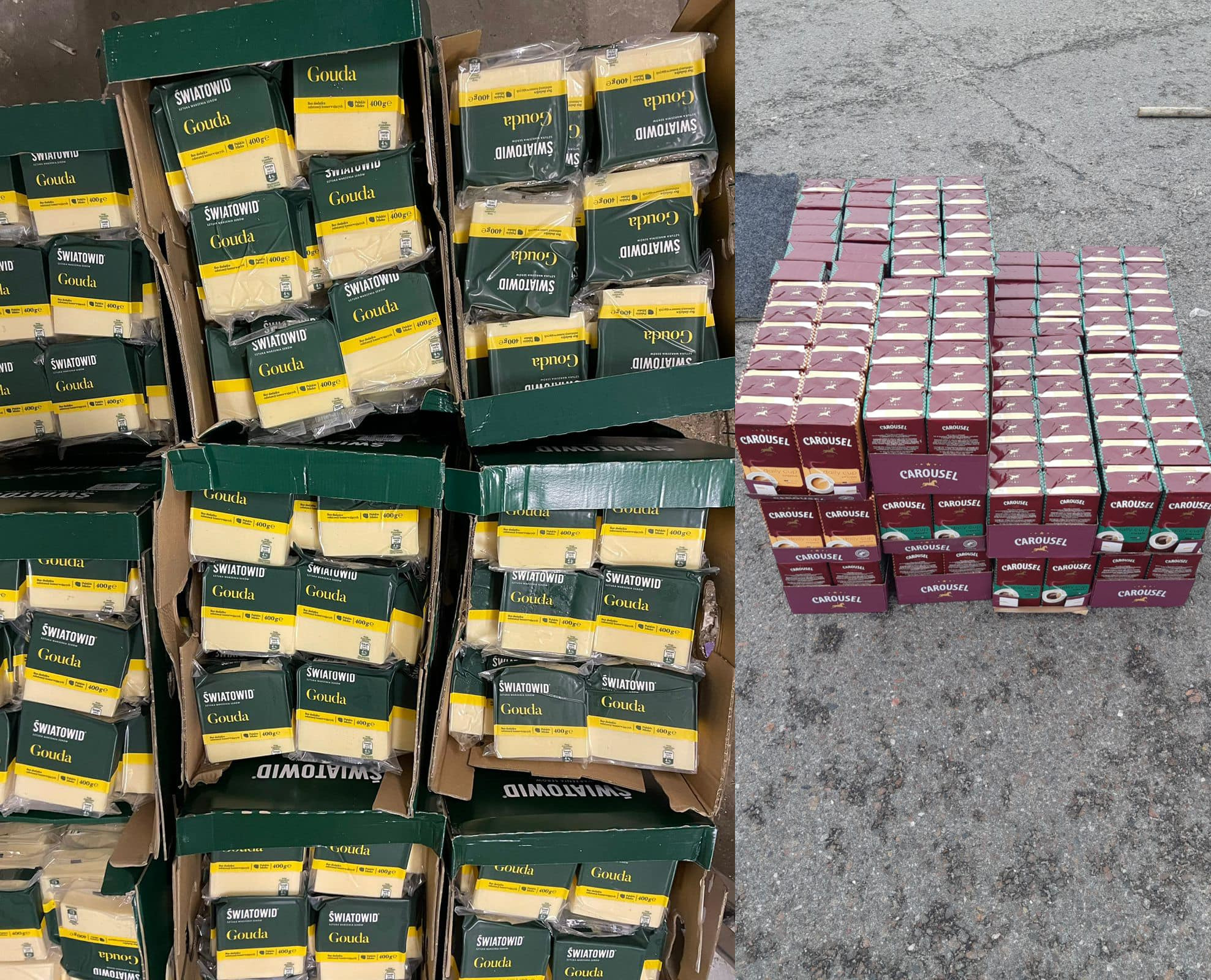 На кордоні зупинили контрабанду сиру і кави на майже 400 тисяч гривень