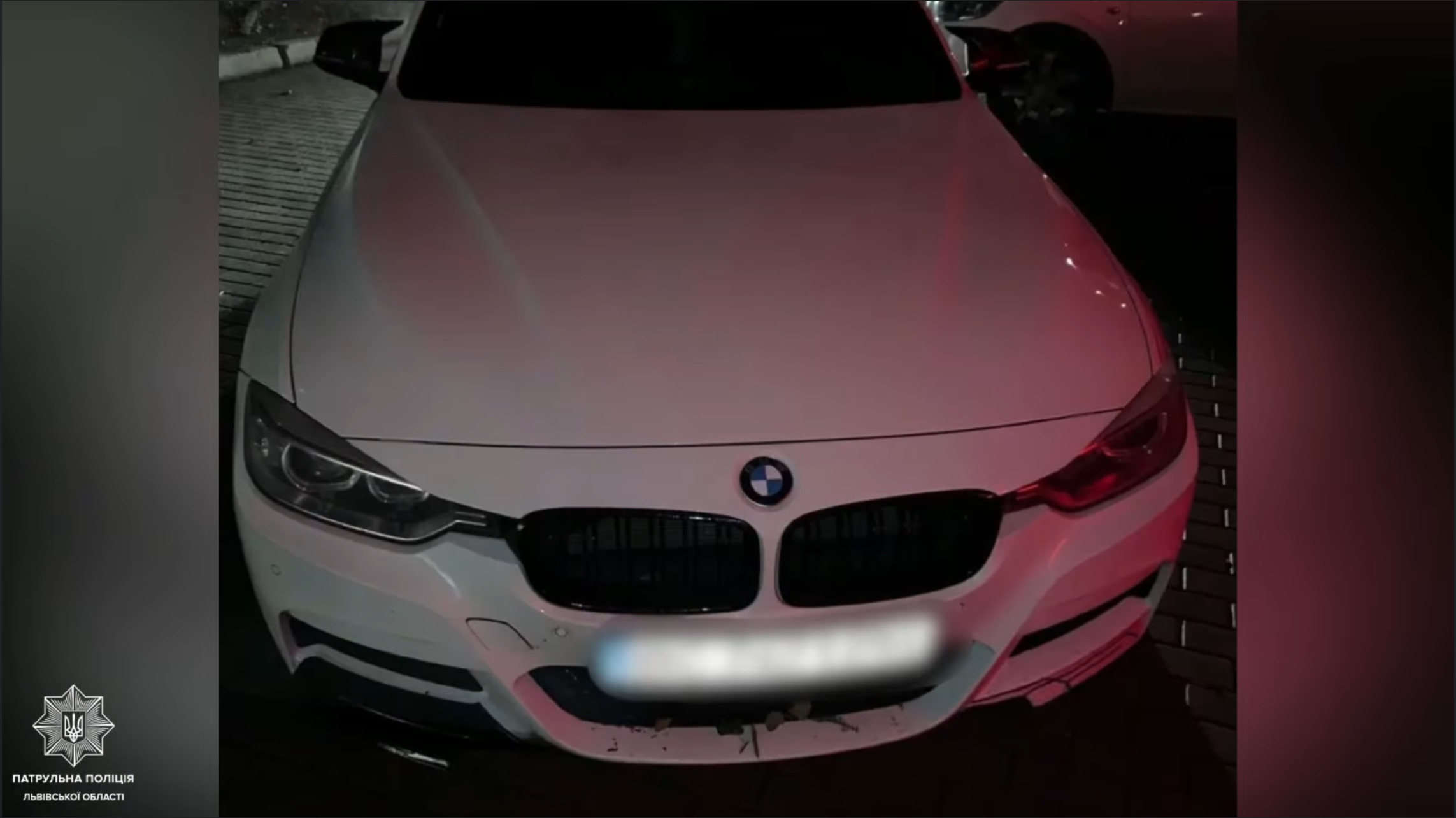 П’яний водій BMW втікав від патрульних у Львові