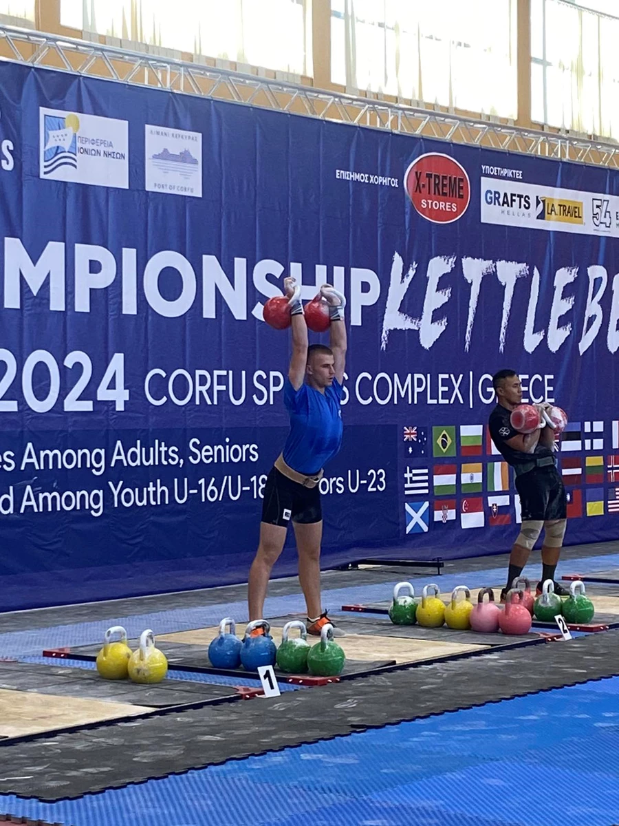 Спортсмен з Львівщини Андрій Бережнюк став чемпіоном світу з гирьового спорту серед юніорів