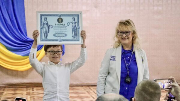 Восьмирічний школяр з Новояворівська увійшов до Національного Реєстру Рекордів України