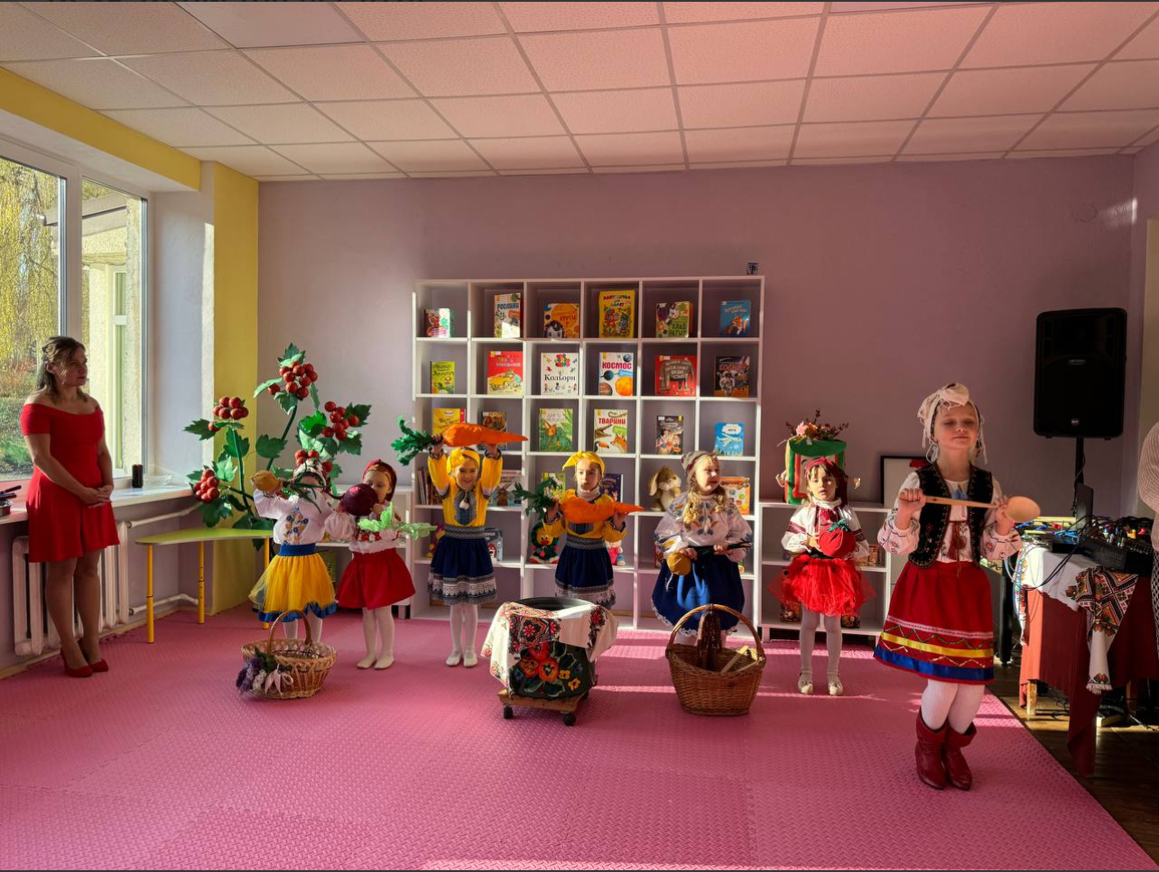 У Стебнику відкрили сучасний дитячий простір «Бібліоняня»