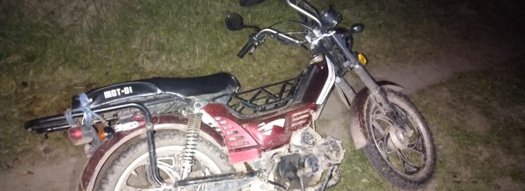 У Шептицькому районі пʼяна 48-річна мотоциклістка потрапила в ДТП