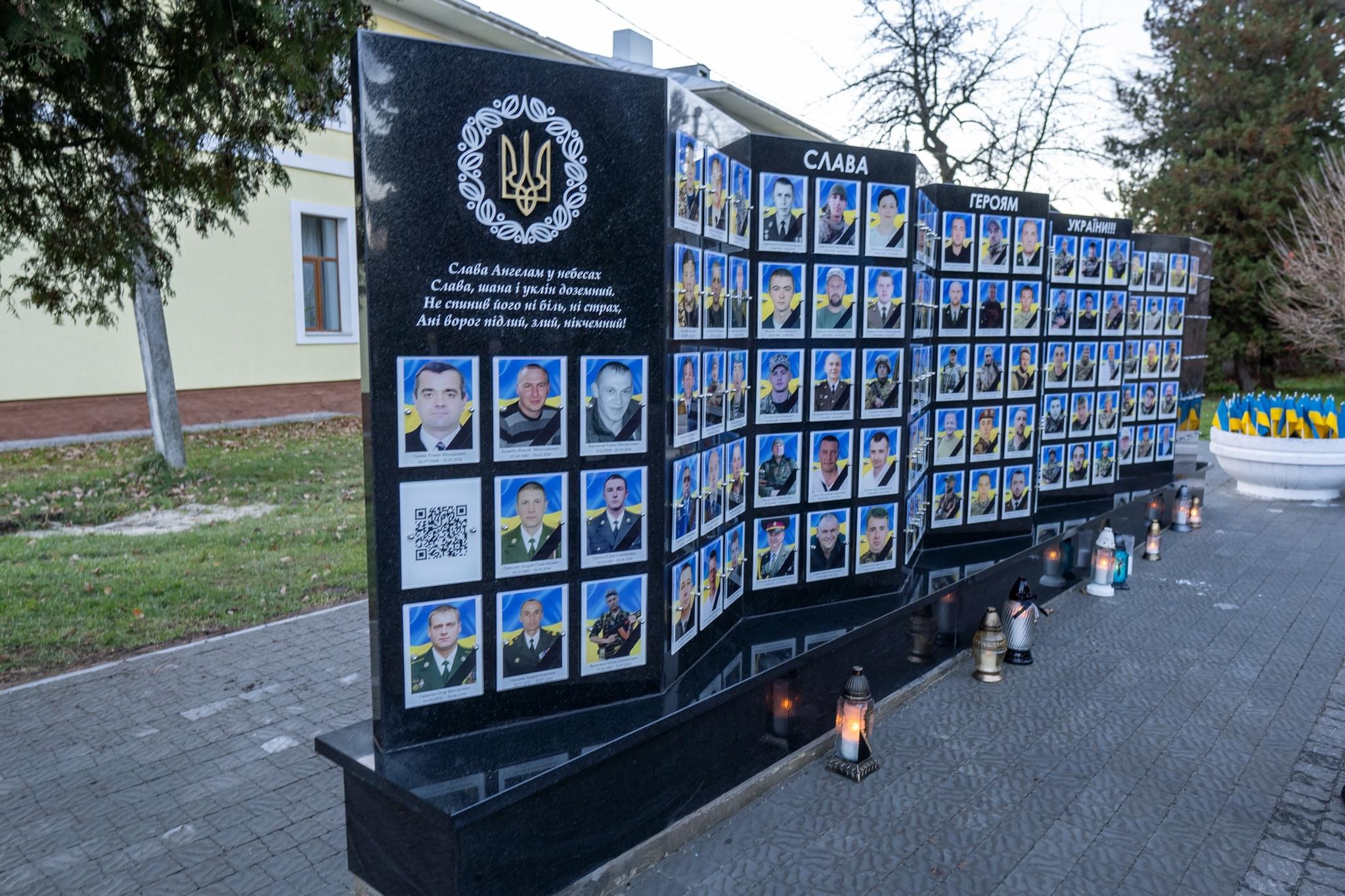 У Яворові освятили пам’ятник “Алея Героїв Яворівської громади”