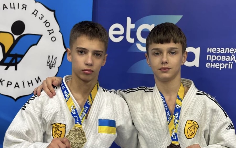 Двоє дзюдоїстів зі Львівщини вибороли нагороди Чемпіонату України U15